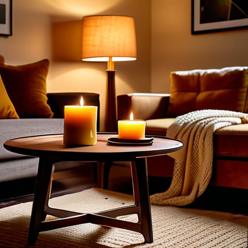 Curating Warm Lighting for Living Rooms and Indoor Atmosphere Enhancement.