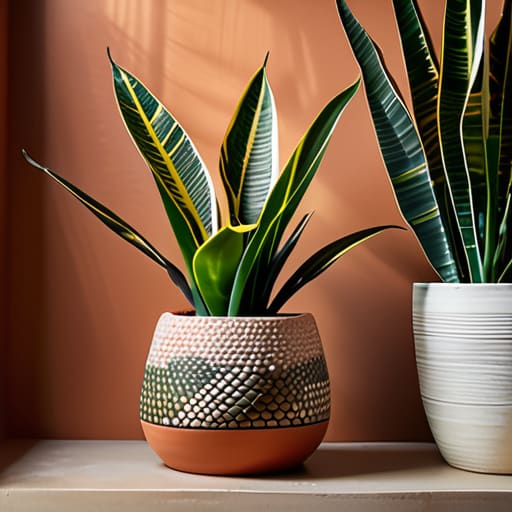 Low maintenance The Unkillable Snake Plant.