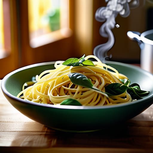 Easy 15-Minute Lemon Garlic Pasta recipe.