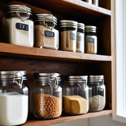 Zone Your Pantry for Flow with organization.