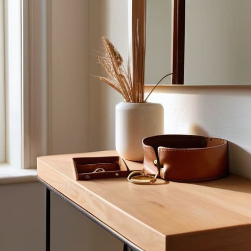 Organizing an entryway for Finding Your Flow.