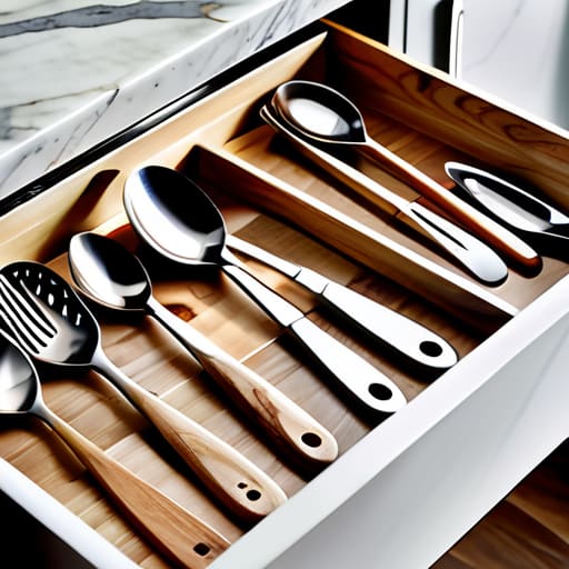 The "One-In, One-Out" Utensil Strategy applied.