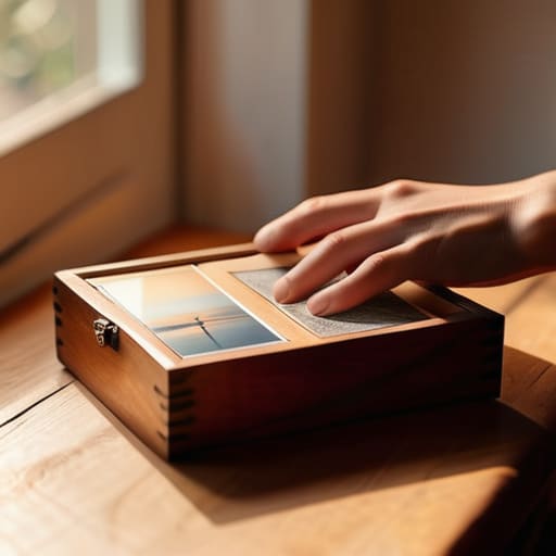Decluttering sentimental items with ease.