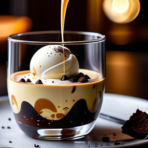 The Three-Ingredient Affogato with espresso and gelato.