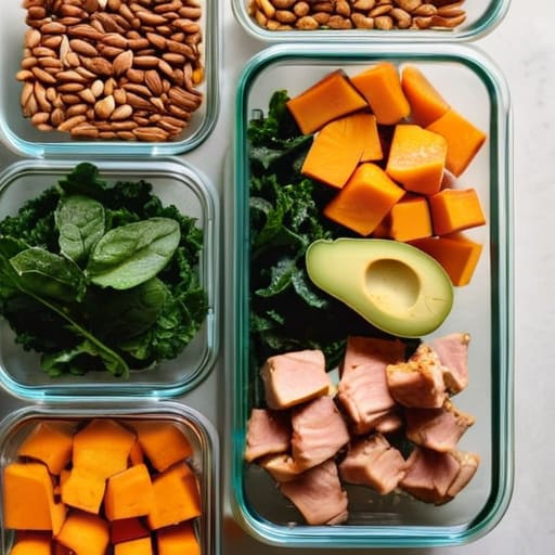 Meal prepping using The Component Method.