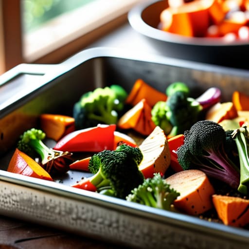 The One-Pan Roasted Veggie & Grain Bowl.