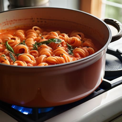 The One-Pot Pantry Pasta in one pot.